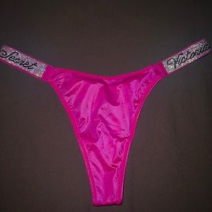 Victoria’s Secret Smooth Shine Strap Thong Underwear ♡